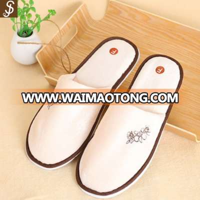 S&J 2017 warm 100% cotton slipper hotel white bangladesh slipper